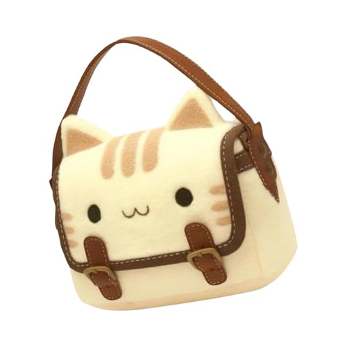 JISADER Katzen Plüsch Handtasche für Geschenke Und Freizeit, Style B von JISADER
