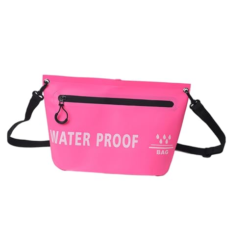 JISADER wasserdichte Umhängetasche, wasserdichte Trockentasche, Geldbörse, Handtasche, Umhängetasche für Driften, Camping, Wassersport, Damen und Herren, Rosa von JISADER