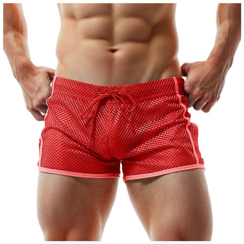 JISUXIAB Erotische Wäsche Für Herren Gay Boxershort Mit Bulge Beutel Durchsichtige Unterwäsche Transparent Atmungsaktiv Boxer Briefs Männer Sissy Dessous Reizwäsche Weiche Boxer Shorts Dünn von JISUXIAB
