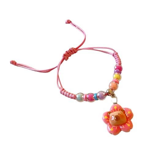 JITNGM Charakteristische Harz Capybaras Armband Handgewebt von JITNGM