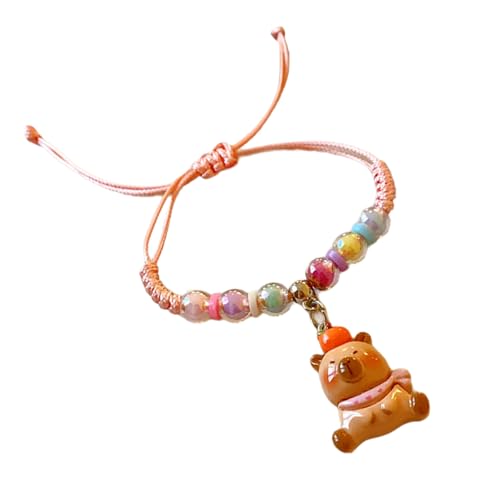 JITNGM Charakteristische Harz Capybaras Armband Handgewebt von JITNGM