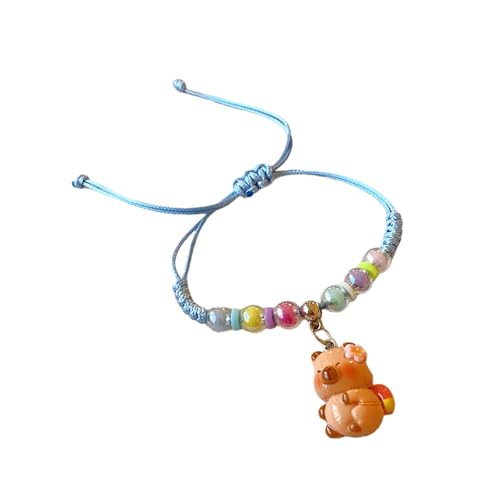 JITNGM Charakteristische Harz Capybaras Armband Handgewebt von JITNGM