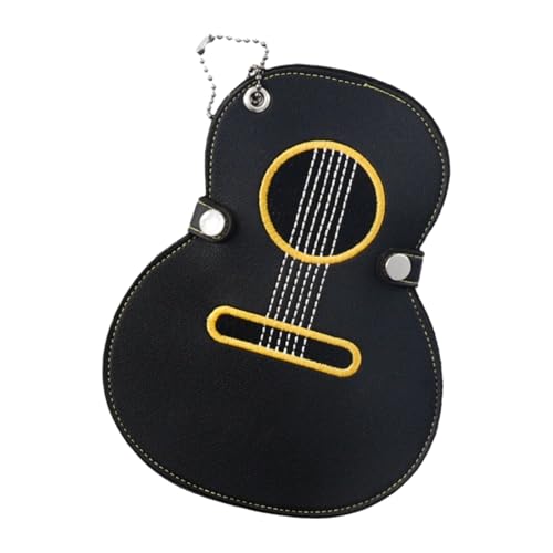 JITNGM PU Sticked Guitar Pick Tragbarer Multiple Slot Plectrum Storage Bag Stylish Musician Accessoire JITNGM PU Sticked Guitar Pick Tragbarer Multiple Slot Plectrum Storage Bag Stylish Musician Accessoire von JITNGM