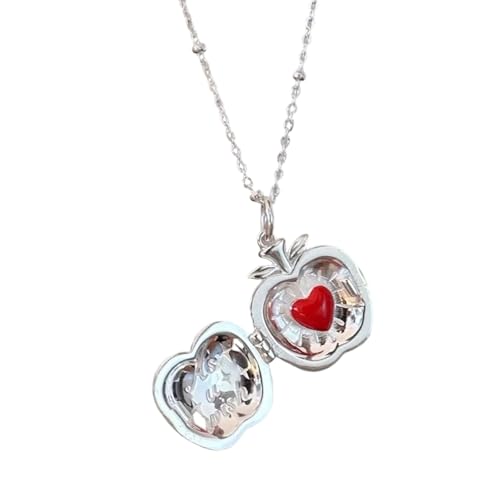 JITNGM Trendy Fruit Locket Halskette Bietet Eine Verstellbare Länge Legierung Textur Fashion Neckschmuck Geeignet Für Bequeme Verschleiß von JITNGM