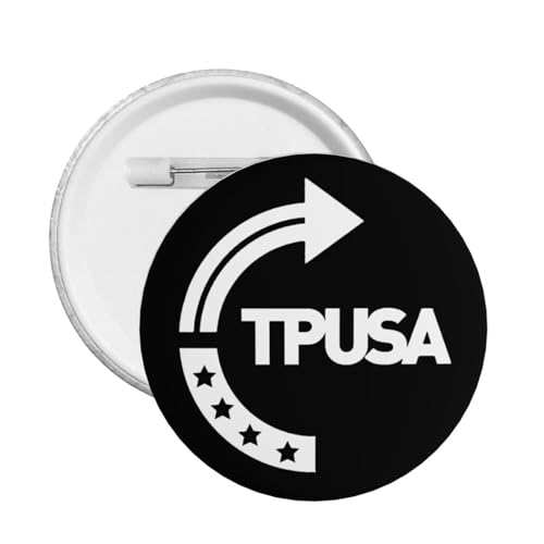 TPUSA Turning Point USA Runde Anstecknadeln Anstecker Brosche Dekoration für Hut Taschen Kleidung von JIUFOTK