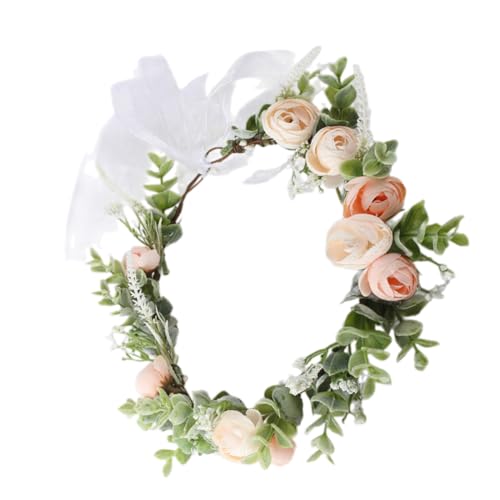 Braut Für Hochzeit Blumengirlanden Haarkranz Blumen Stirnbänder Frauen Braut Blumen Stirnbänder Blumen Stirnbänder Für Frauen von JIUJIUWO