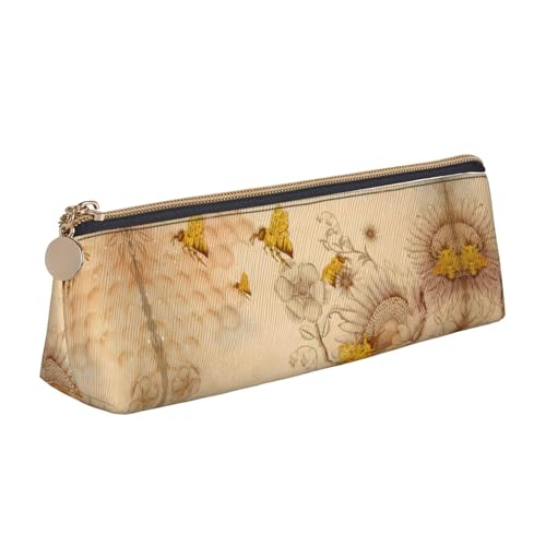 JIUTY Federmäppchen für die Schule, kleine Reißverschlusstasche für Bleistifte, Stifte, Marker, Make-up, Münzen, weiß, Einheitsgröße, Taschen-Organizer von JIUTY