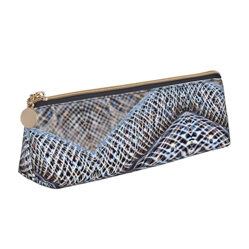 JIUTY Federmäppchen mit Fischernetz, Kinder-Federmäppchen, kleine Reißverschlusstasche für Bleistifte, Stifte, Marker, Make-up, Münzen, weiß, Einheitsgröße, Taschen-Organizer von JIUTY