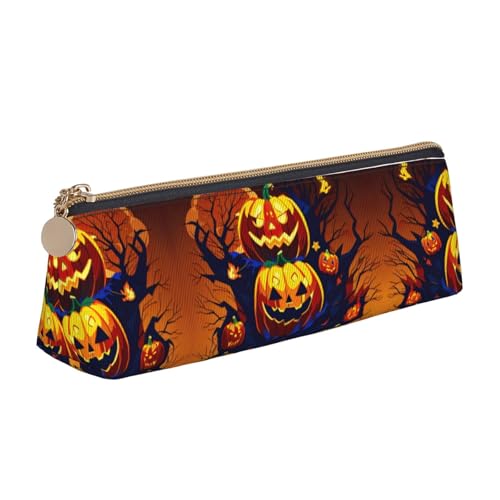 JIUTY Federmäppchen mit Halloween-Kürbis-Design, Kinder-Federmäppchen, kleine Reißverschlusstasche für Bleistifte, Stifte, Marker, Make-up, Münzen, weiß, Einheitsgröße, Taschen-Organizer JIUTY Federmäppchen mit Halloween-Kürbis-Design, Kinder-Federmäppchen, kleine Reißverschlusstasche für Bleistifte, Stifte, Marker, Make-up, Münzen, weiß, Einheitsgröße, Taschen-Organizer von JIUTY