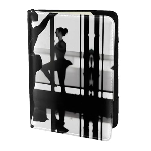 JIUTY Reisepasshülle für Damen und Herren, Rindsleder, Reisepasshülle, Reisedokumenten-Zubehör, Schwarz , Einheitsgröße von JIUTY