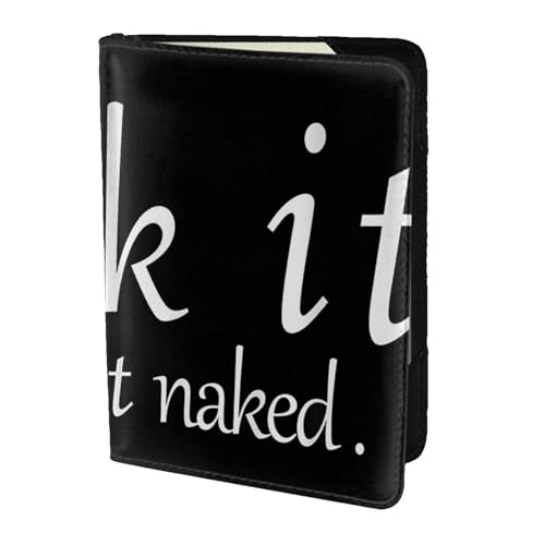 JIUTY Reisepasshülle für Damen und Herren, Rindsleder, Reisepasshülle, Reisedokumenten-Zubehör, Schwarz und Weiß, Schwarz , Einheitsgröße von JIUTY