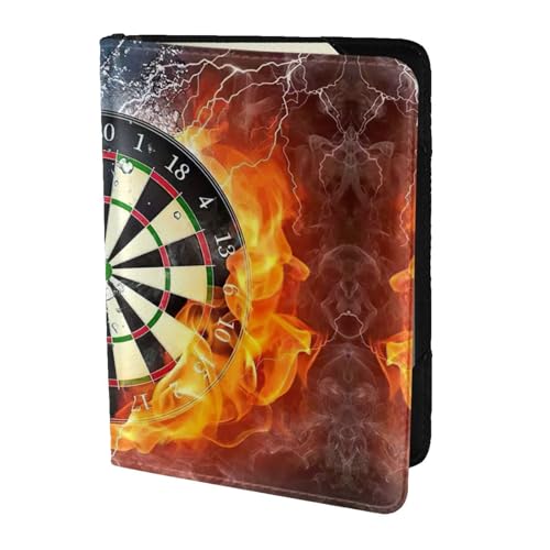 JIUTY Reisepasshülle für Damen und Herren, aus Rindsleder, Reisedokumenten-Zubehör, Schwarz , Einheitsgröße von JIUTY