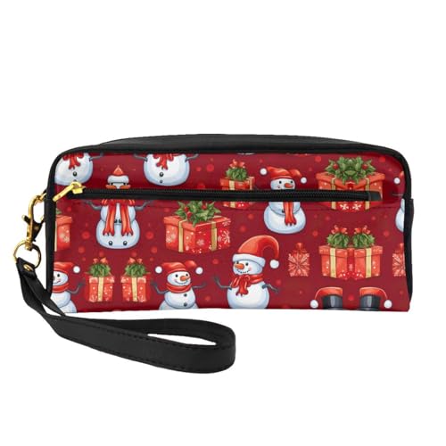Kosmetiktasche mit Aufschrift "Merry Christmas" für Damen, Reise-Kulturbeutel, Zubehör, Organizer, Reißverschlusstasche, Geschenkidee, Schwarz , Einheitsgröße, Kosmetiktasche von JIUTY