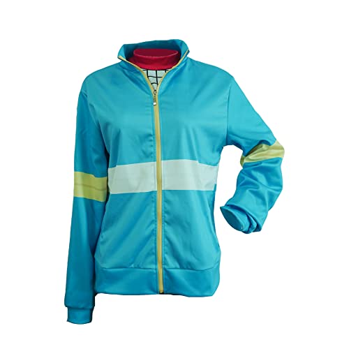 Stranger Max Kostüm Cosplay Jacke Sweatshirt Halloween Zipper Hoodie Pullover Mantel Max Staffel 4 Outfits (2,M) von JIYAN