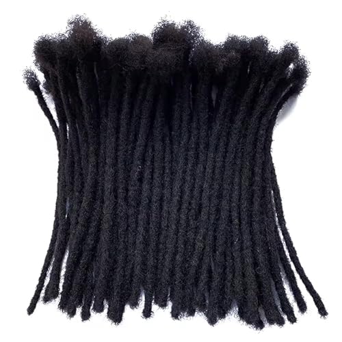 Locs Extensions Echthaar – Komplett handgefertigte permanente Dreadlock-Extensions aus Echthaar für Frauen/Männer, kann gefärbt, gebleicht und gelockt werden, 0,6 cm Breite, 8–18 Zoll, 50 Strähnen(6 I Locs Extensions Echthaar – Komplett handgefertigte permanente Dreadlock-Extensions aus Echthaar für Frauen/Männer, kann gefärbt, gebleicht und gelockt werden, 0,6 cm Breite, 8–18 Zoll, 50 Strähnen(6 I von JIYIHENKEAI