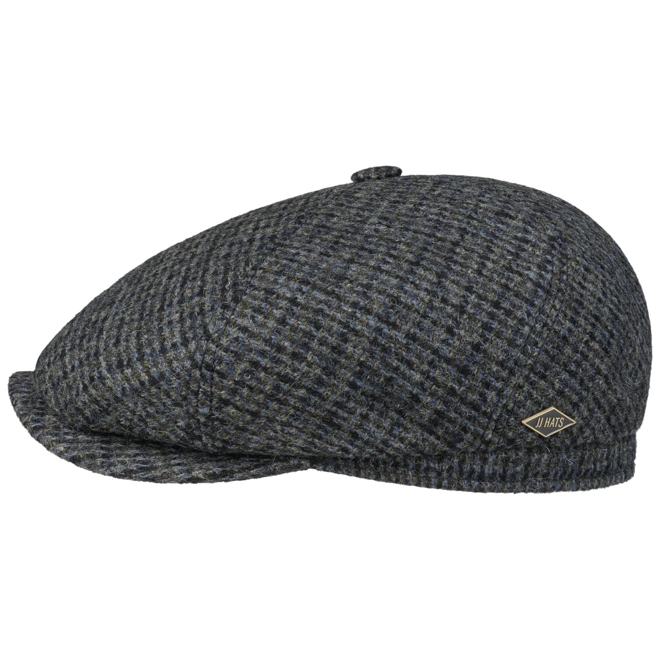 Harris Tweed Wool Flatcap by JJ Hats von JJ Hats