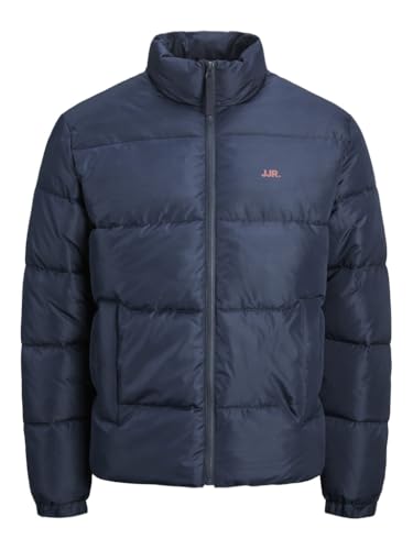JJ REBEL Herren JREBREBEL Logo Puffer SN Jacke, Navy Blazer, XXL von JJ REBEL