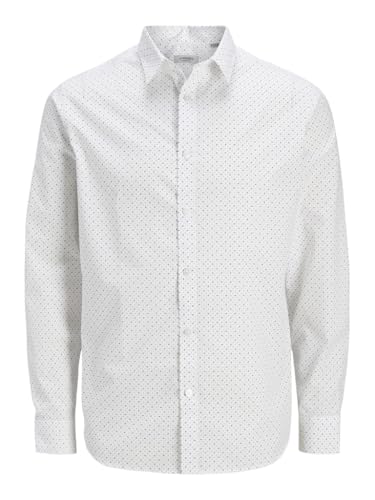 JJ REBEL Herren Jrebgavin AOP Shirt Ls, White, XXL JJ REBEL Herren Jrebgavin AOP Shirt Ls, White, XXL von JJ REBEL
