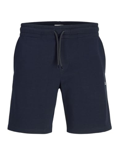 JJ REBEL Herren Jrebgorm Reg Rebel Logo Sweat Shorts Sn, Sky Captain, S von JJ REBEL