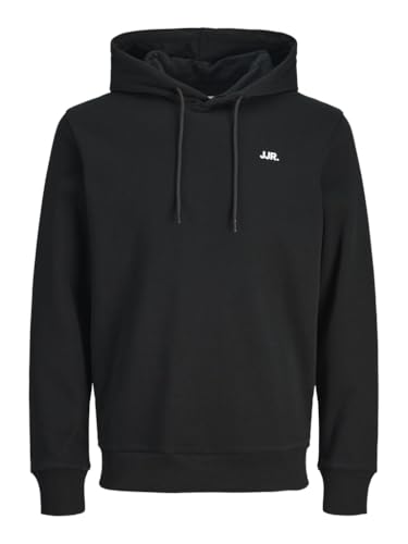 JJ REBEL Herren Jrebrebel Logo Sweat Hood Noos Kapuzenpullover, Schwarz, XL EU von JJ REBEL