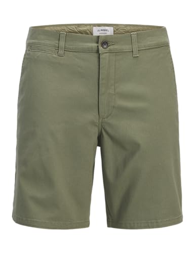 JJ REBEL Herren Jrebsharp Chino Short Sn, Deep Lichen Green, L von JJ REBEL
