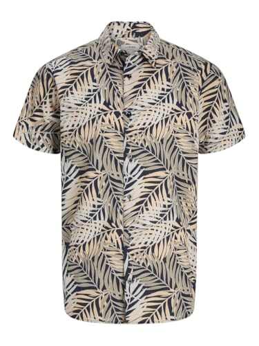 JJ REBEL Herren Jrebverdant Poplin Shirt Ss, Sky Captain, XL JJ REBEL Herren Jrebverdant Poplin Shirt Ss, Sky Captain, XL von JJ REBEL