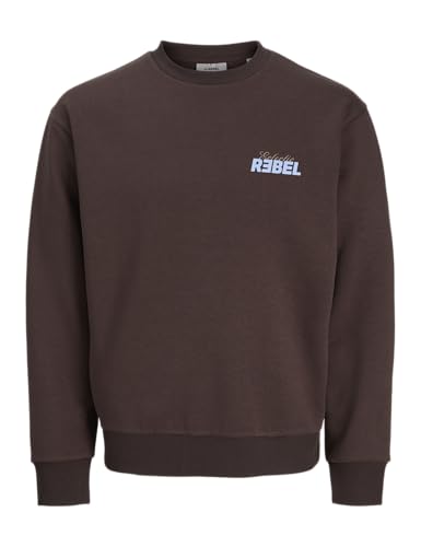 JJ rebel Herren Jrebjim Sweat Crew Neck Sn, Bracken, XL EU von JJ REBEL
