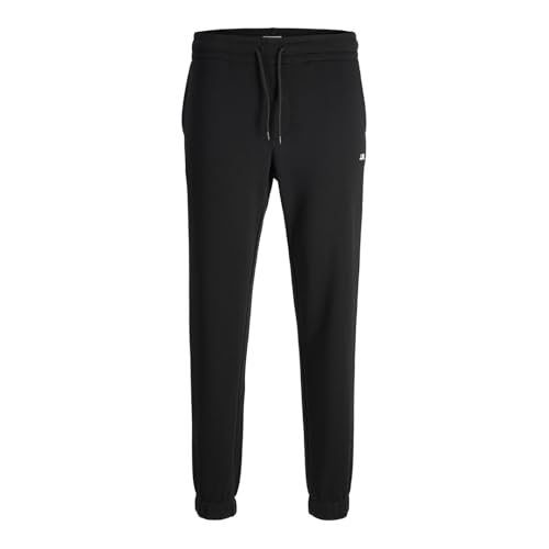 JJ REBEL Herren JREBGORM REG Rebel Logo Sweat Pants NOOS Jogginghose, Black, M von JJ REBEL