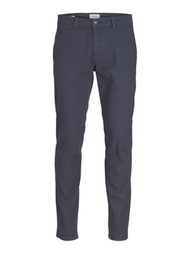 JJ REBEL Herren Jrebmichael Slim Sharp Noos Chino-Hose, Navy Blazer, 36W / 32L EU von JJ REBEL