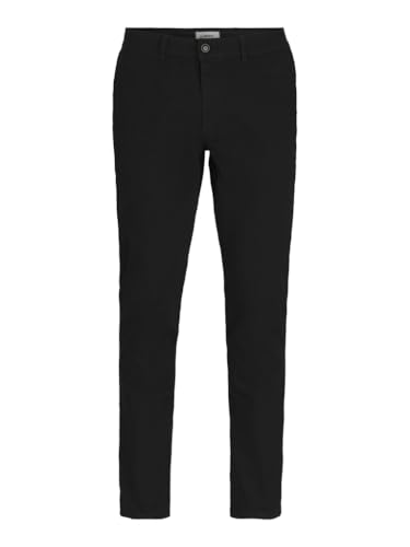 JJ REBEL Herren Jrebmichael Slim Sharp Noos Chino-Hose, Schwarz, 29W / 32L EU von JJ REBEL
