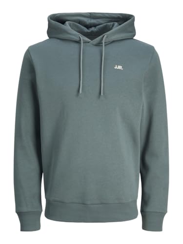 JJ REBEL Herren Jrebrebel Logo Sweat Hood Noos, Goblin Blue,M von JJ REBEL
