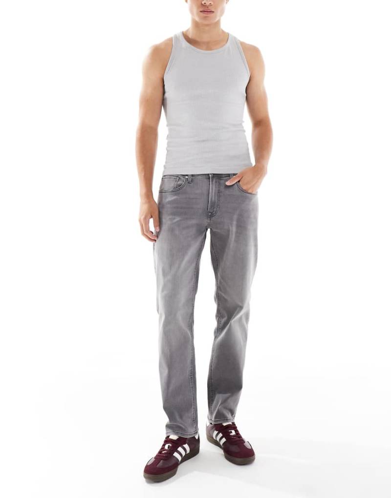 JJ Rebel - Adam - Tapered Fit Jeans in Grau von JJ Rebel
