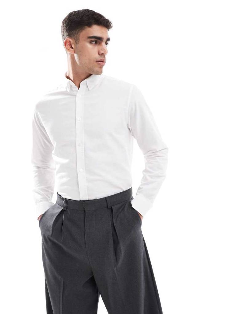 JJ Rebel - Langärmliges Hemd in Weiß von JJ Rebel