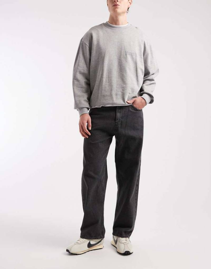 JJ Rebel - Leo - Baggy-Jeans in Grau von JJ Rebel