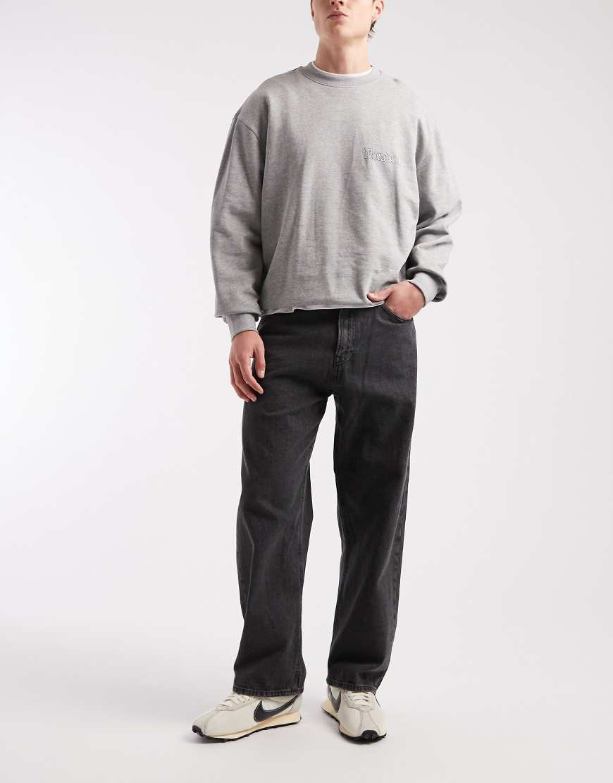 JJ Rebel - Leo - Baggy-Jeans in Grau von JJ Rebel