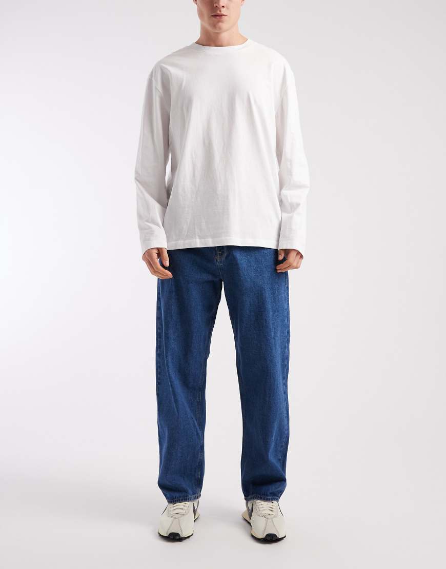 JJ Rebel - Leo - Weite Jeans in Dunkelblau von JJ Rebel