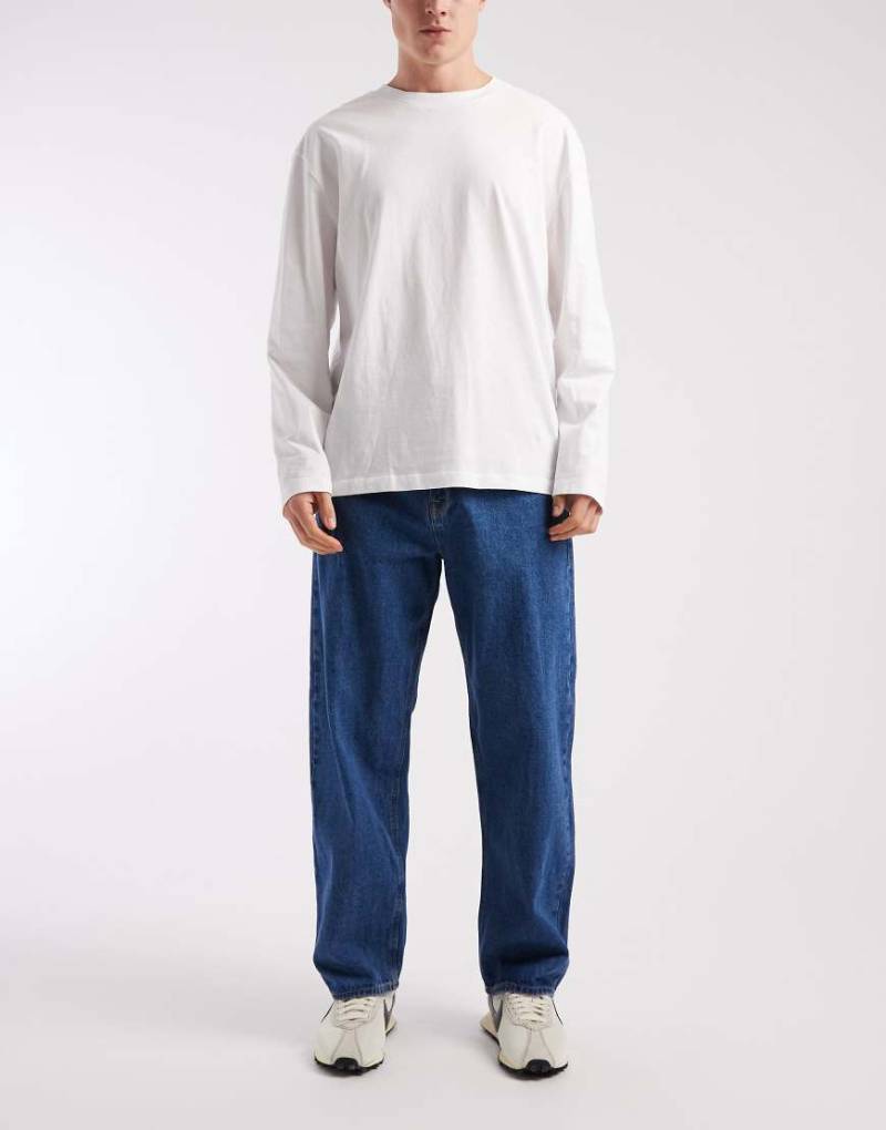 JJ Rebel - Leo - Weite Jeans in Dunkelblau von JJ Rebel