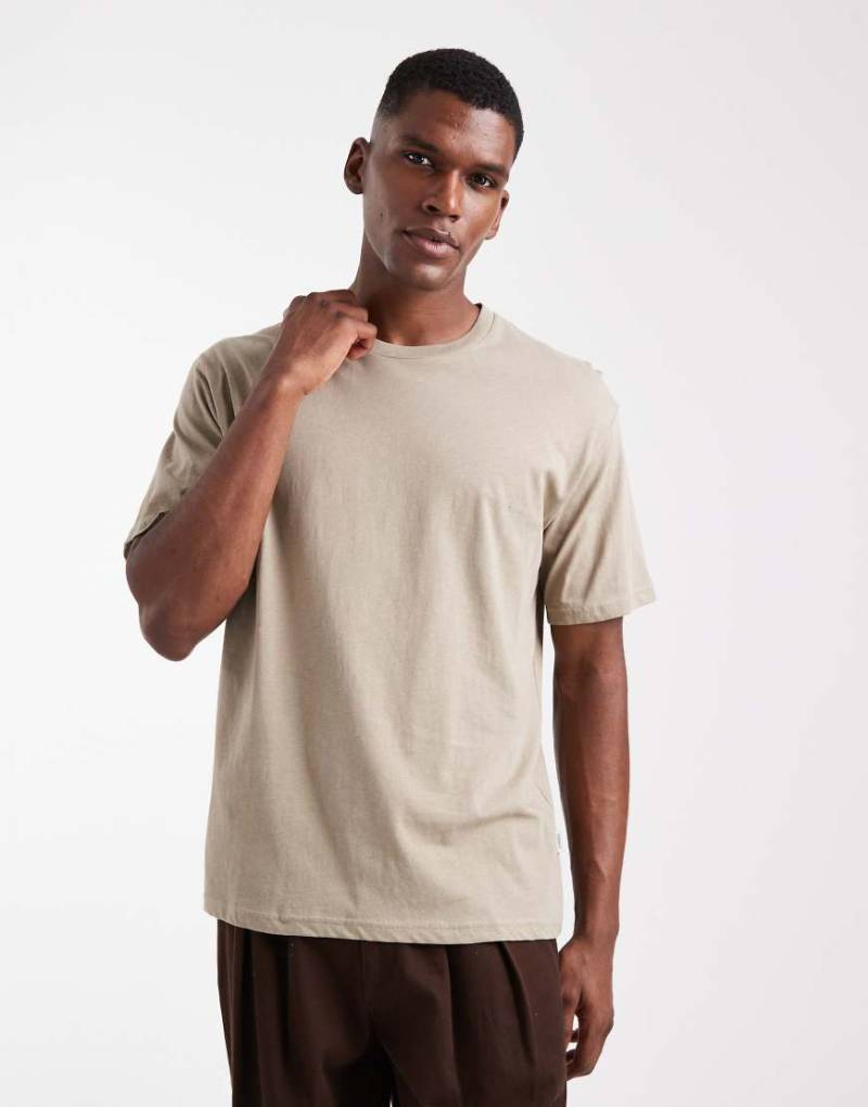 JJ Rebel - Oversize-T-Shirt in Beige-Neutral von JJ Rebel