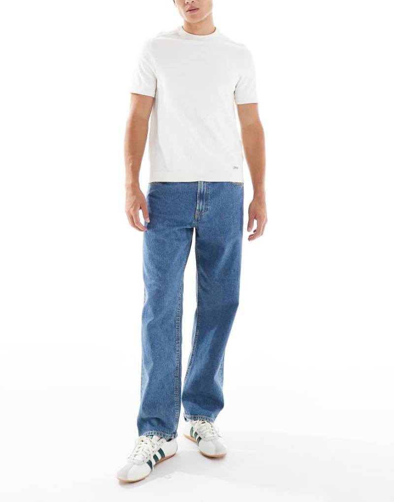 JJ Rebel - Phil - Baggy Fit Jeans in Vintage-Blau von JJ Rebel