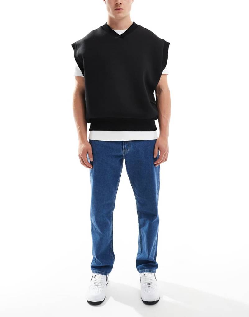 JJ Rebel - Ryan - Straight Jeans in hellblauer Waschung von JJ Rebel