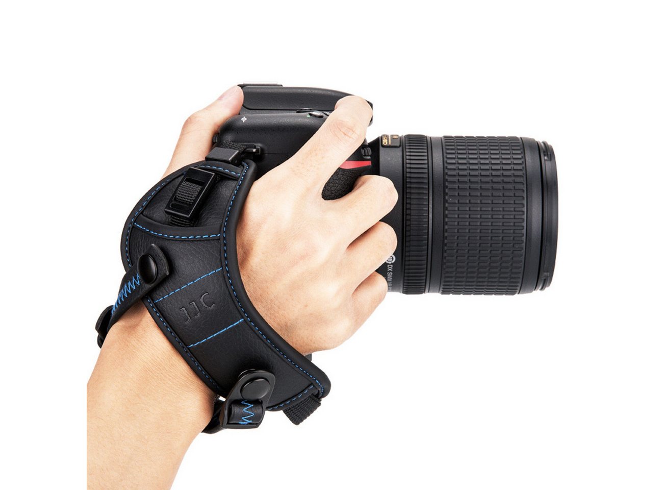 JJC Handschlaufe JJC Kunstleder Handschlaufe HS-PRO1P mit ausklappbarem Kamerafuß JJC Handschlaufe JJC Kunstleder Handschlaufe HS-PRO1P mit ausklappbarem Kamerafuß von JJC