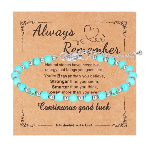 JJDreams Chakra Armband Damen Armband Edelstein Perlen Armbänder Naturstein Armband mit Silberperle Natursteinperlen Damen-Heilende Kristalle Perlenarmband,Grün von JJDreams