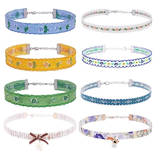 JJDreams Boho Bunte Choker Halskette Verstellbare Strand Halskette Schmuck Zubehör Hawaii Halskette Set für Frauen von JJDreams