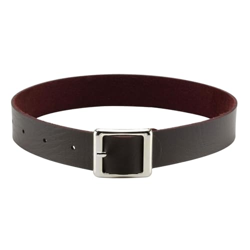 JJDreams Retro Choker Schwarz PU Leder Halsband Damen Simple Choker Gothic Choker Schnalle Halsreif von JJDreams