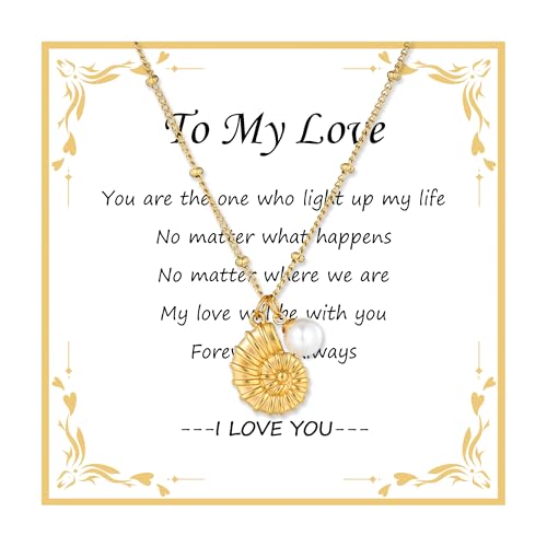 JJDreams Seemuschel Perlen Anhänger Halskette Damen Necklace Boho Edelstahl Sommer Halskette Schmuck Verstellbare Kette Geschenke für Muttertag Geburtstag Weihnachten,Gold JJDreams Seemuschel Perlen Anhänger Halskette Damen Necklace Boho Edelstahl Sommer Halskette Schmuck Verstellbare Kette Geschenke für Muttertag Geburtstag Weihnachten,Gold von JJDreams