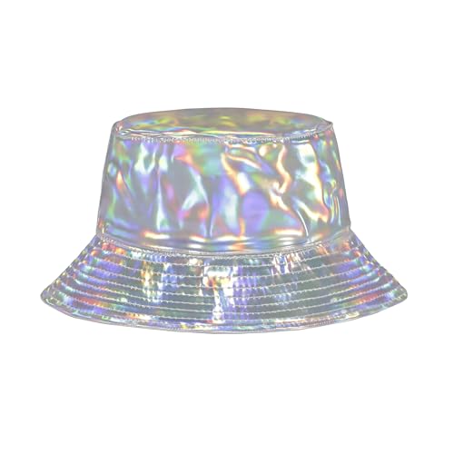 JJDreams Unisex Glitzerhut Regenhut Modischer Kappe für Silvester JGA Fasching Karneval Kostüm,Silber von JJDreams