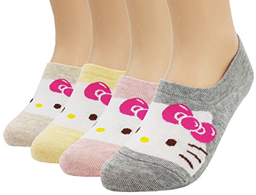 JJMax Women's Hello Kitty Cute Cotton Blend Ankle Socks Set… von JJMax