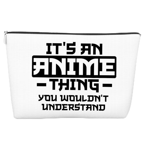 JJOINUS Anime-Make-up-Tasche für Damen, beste Freundin, Schwester, Geschenke, Reißverschluss-Tasche für Anime-Liebhaber, Weihnachten, Geburtstag, 25,4 x 17,8 cm, Sie würden nicht verstehen, von JJOINUS