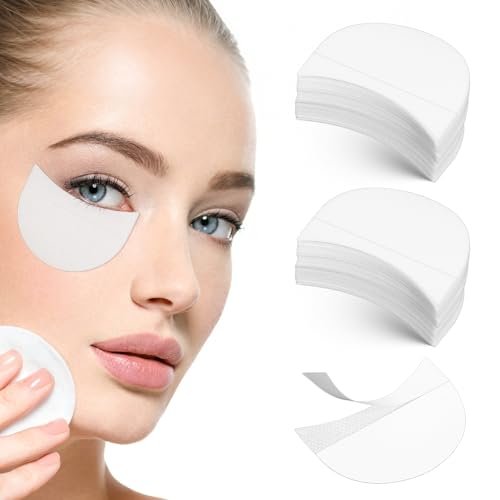JJUNW 100 Stück Lidschatten Pads, Lidschattenschild Lidschatten Schablonen zur Verhinderung von Wimpernverlängerung Tönung und Lippen Make-up Rückstand von JJUNW