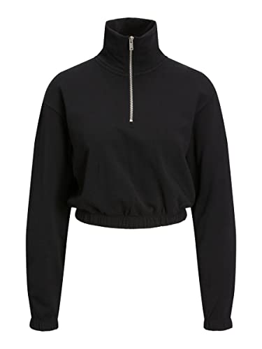 JJXX Damen Jjxx Jxalfa Reg Every Short Half Zip, Schwarz, M von JJXX
